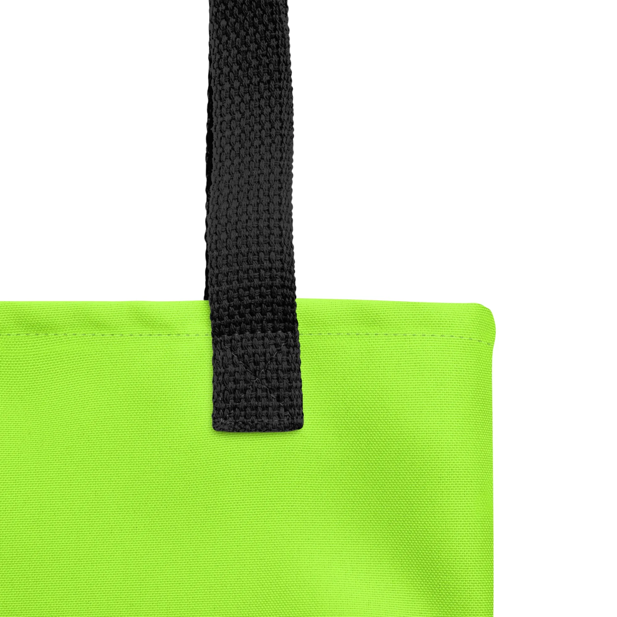 Neon Green Tote Bag