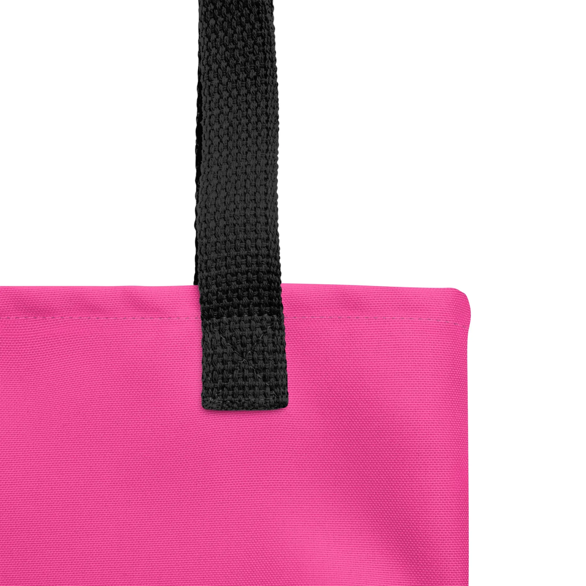 Neon Pink All Over Print Tote Bag