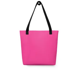Neon Pink All Over Print Tote Bag