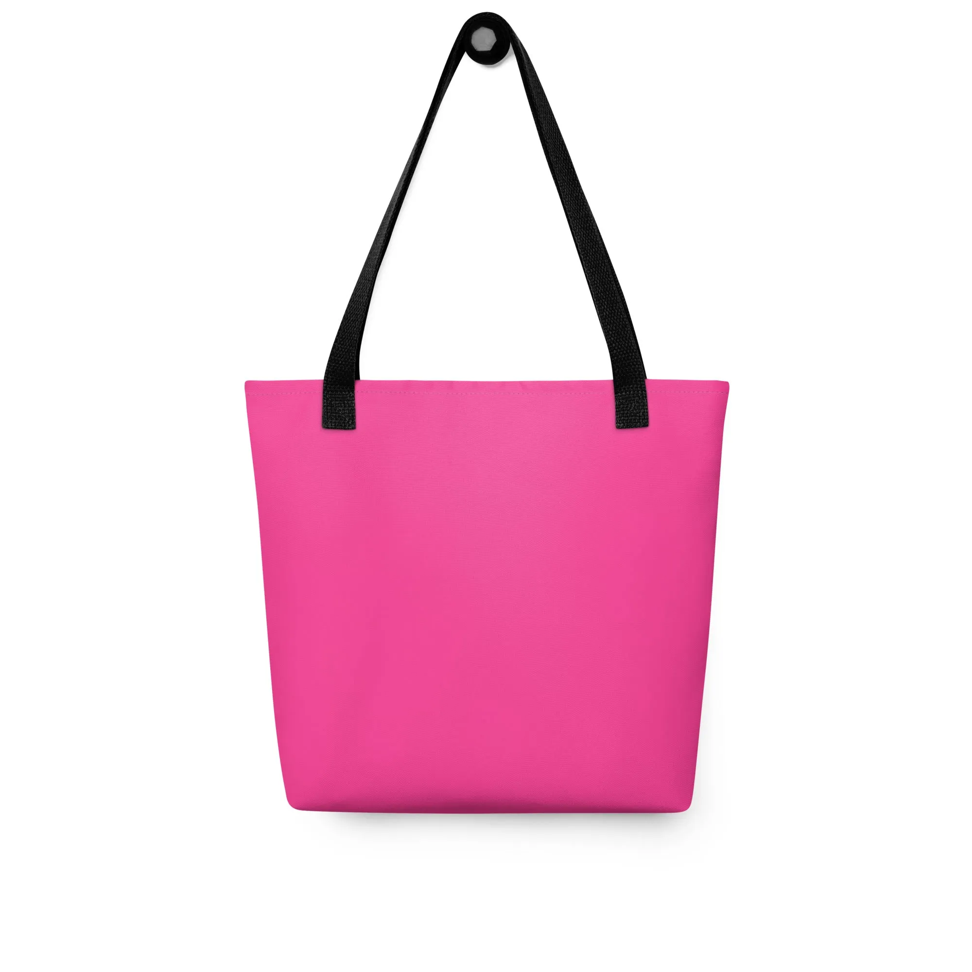 Neon Pink All Over Print Tote Bag