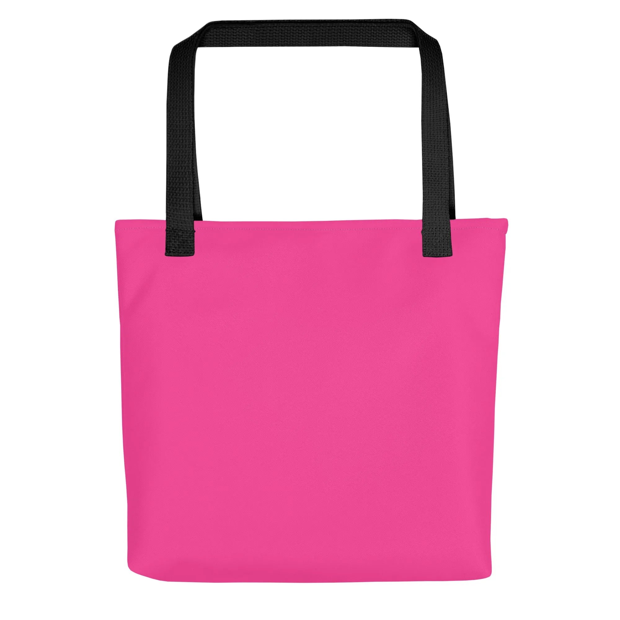 Neon Pink All Over Print Tote Bag