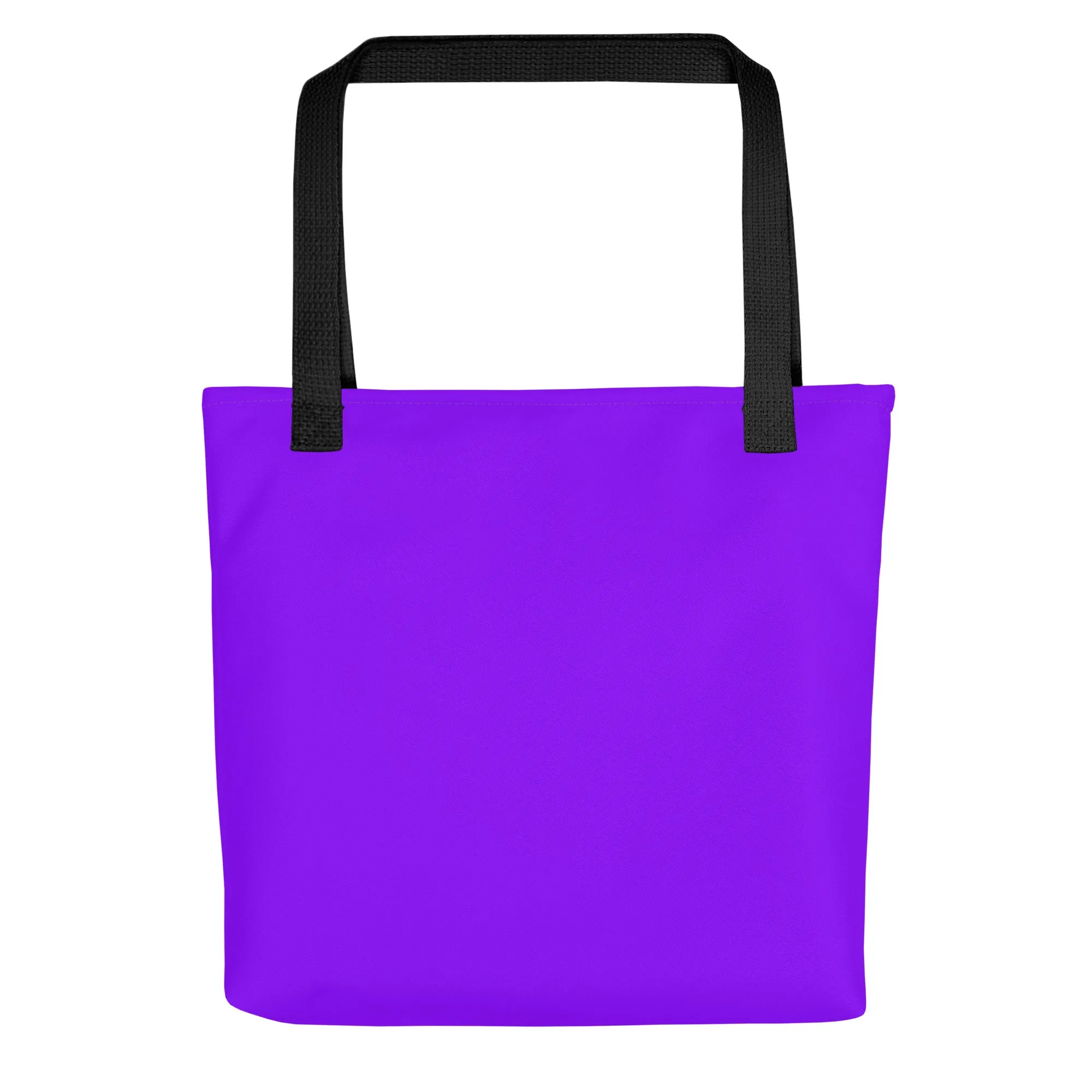 Neon Purple All Over Print Tote Bag