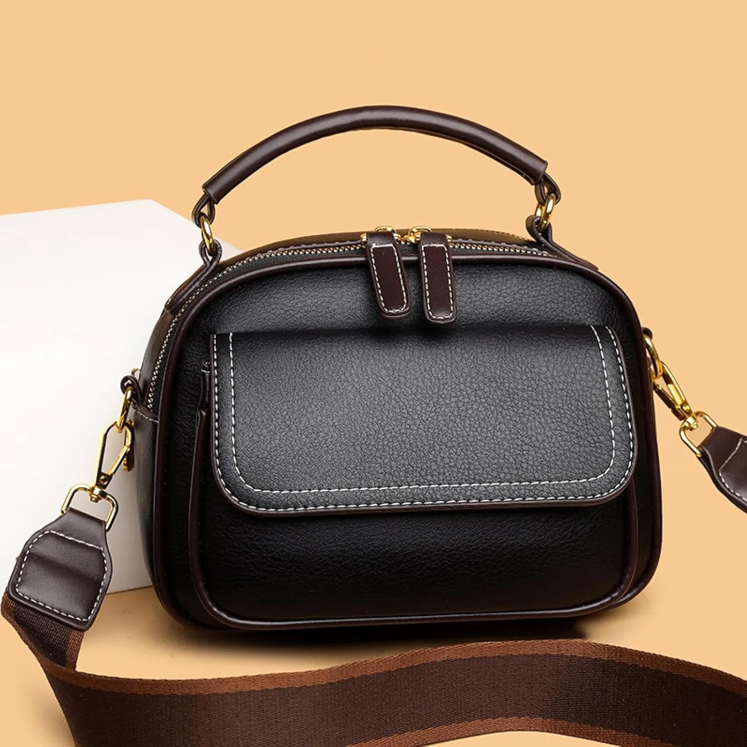 New crossbody women's bag foreign trade kangaroo portable large-capacity mom bag simple fashion pillow square bag