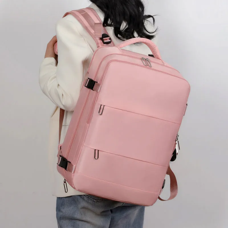 New Travel Backpack, Female Large-capacity Dry and Wet Luggage Travel Bags, Computer College Students' Case