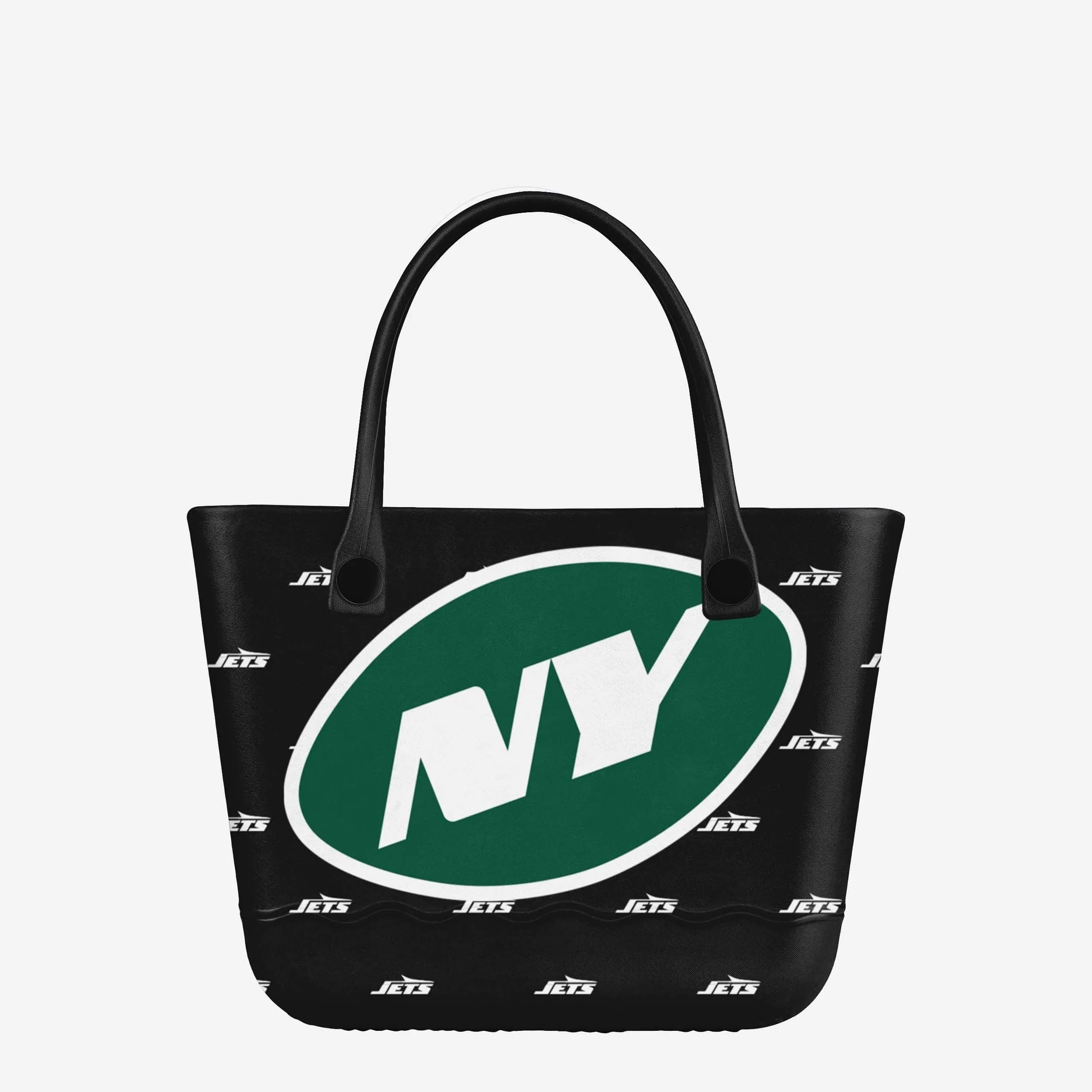 New York Jets Big Logo Mini Print Tailgate Tote Bag