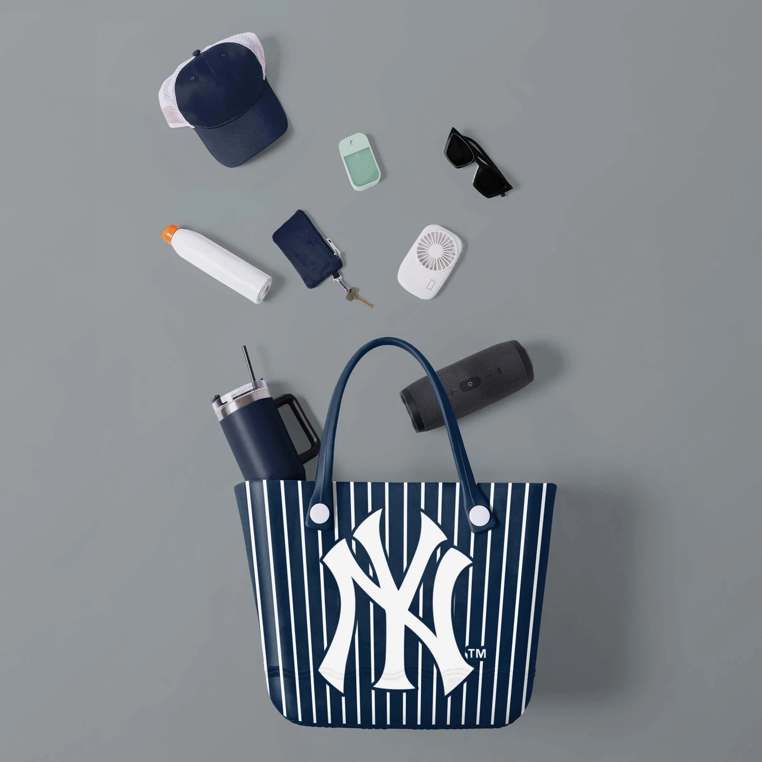 New York Yankees Pinstripe Tailgate Tote Bag