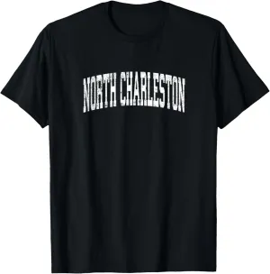 North Charleston South Carolina SC Vintage Athletic Sports D T-Shirt