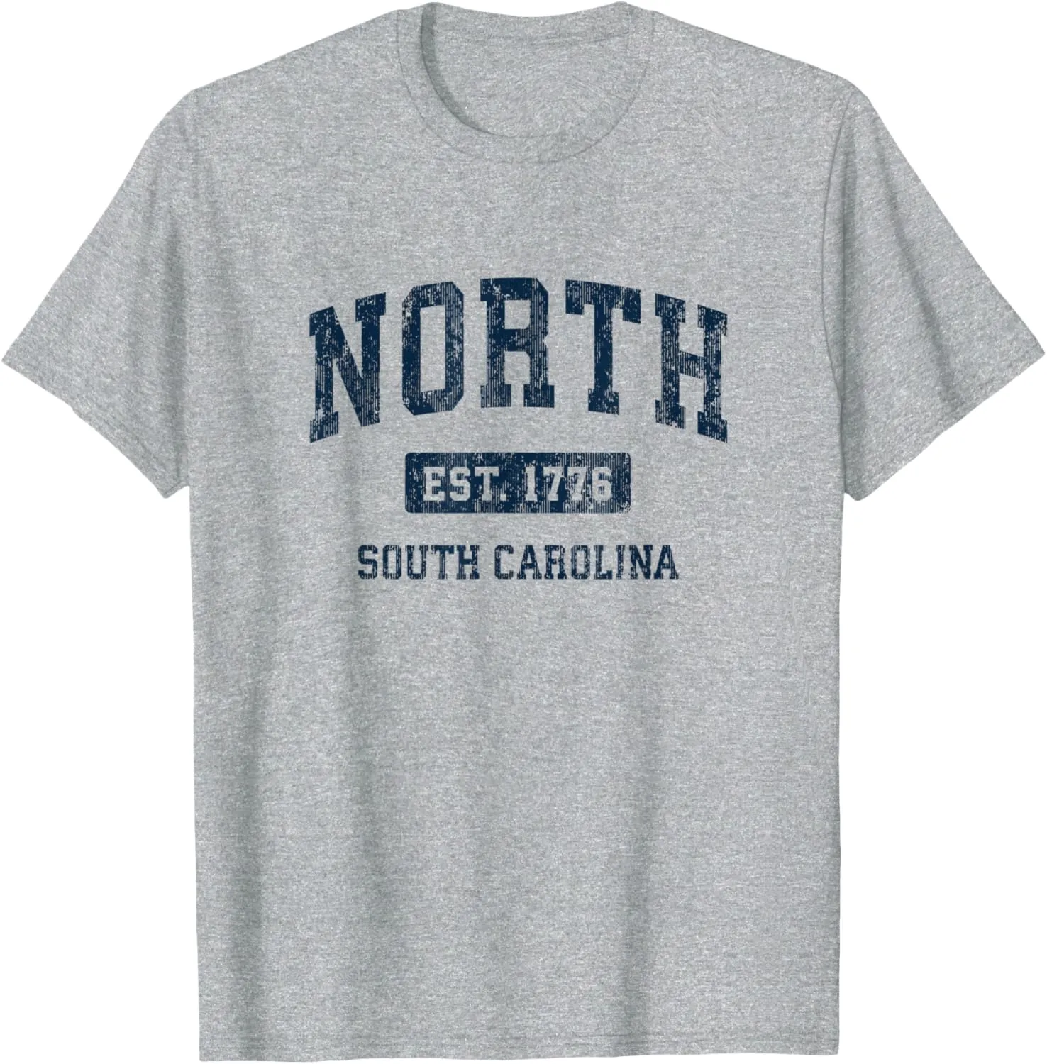 North South Carolina SC Vintage Athletic Sports Design T-Shirt