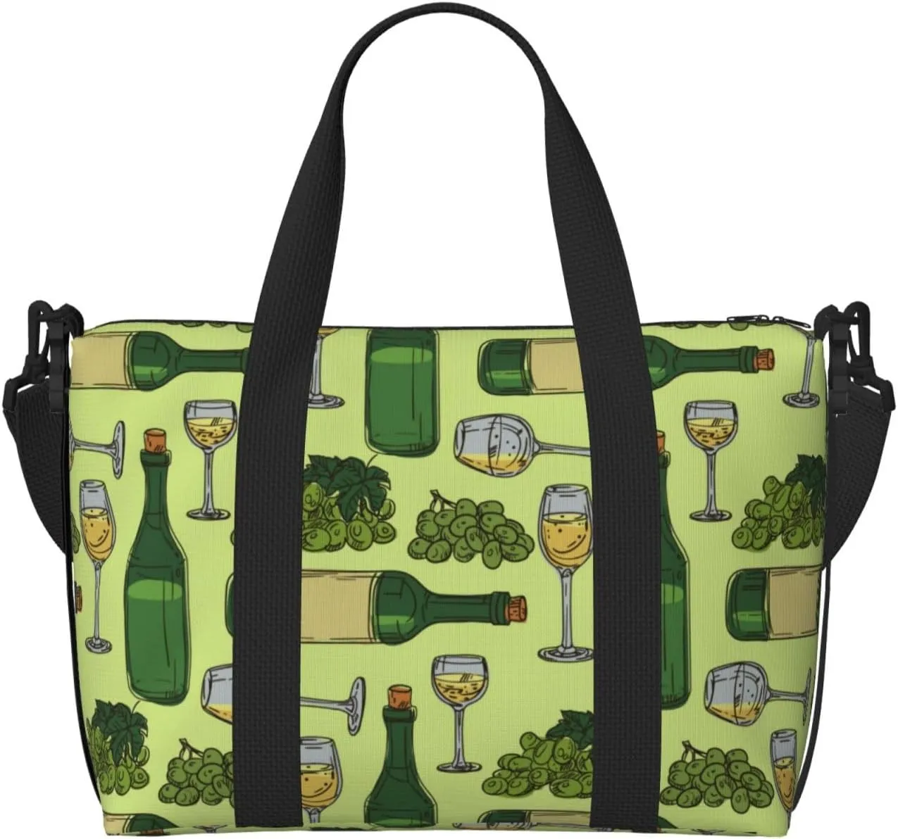 Novastar Laptop Tote Bag for Women Work - Cute Grape Juice Overnight Weekender Bags for Women Travel, Gym Bag for Women Men, Personal Item Crossbody Travel Bags for Women Men Carry On