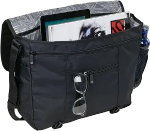 OGIO 417015 - Black Upton Laptop Messenger Bag, Black