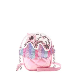 OMG Sequins Cupcake Quilted Crossbody Bag
