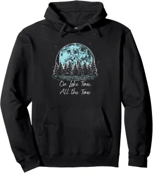 On Lake Time All the Time Traveler Lakes Exploration Lagoon Pullover Hoodie