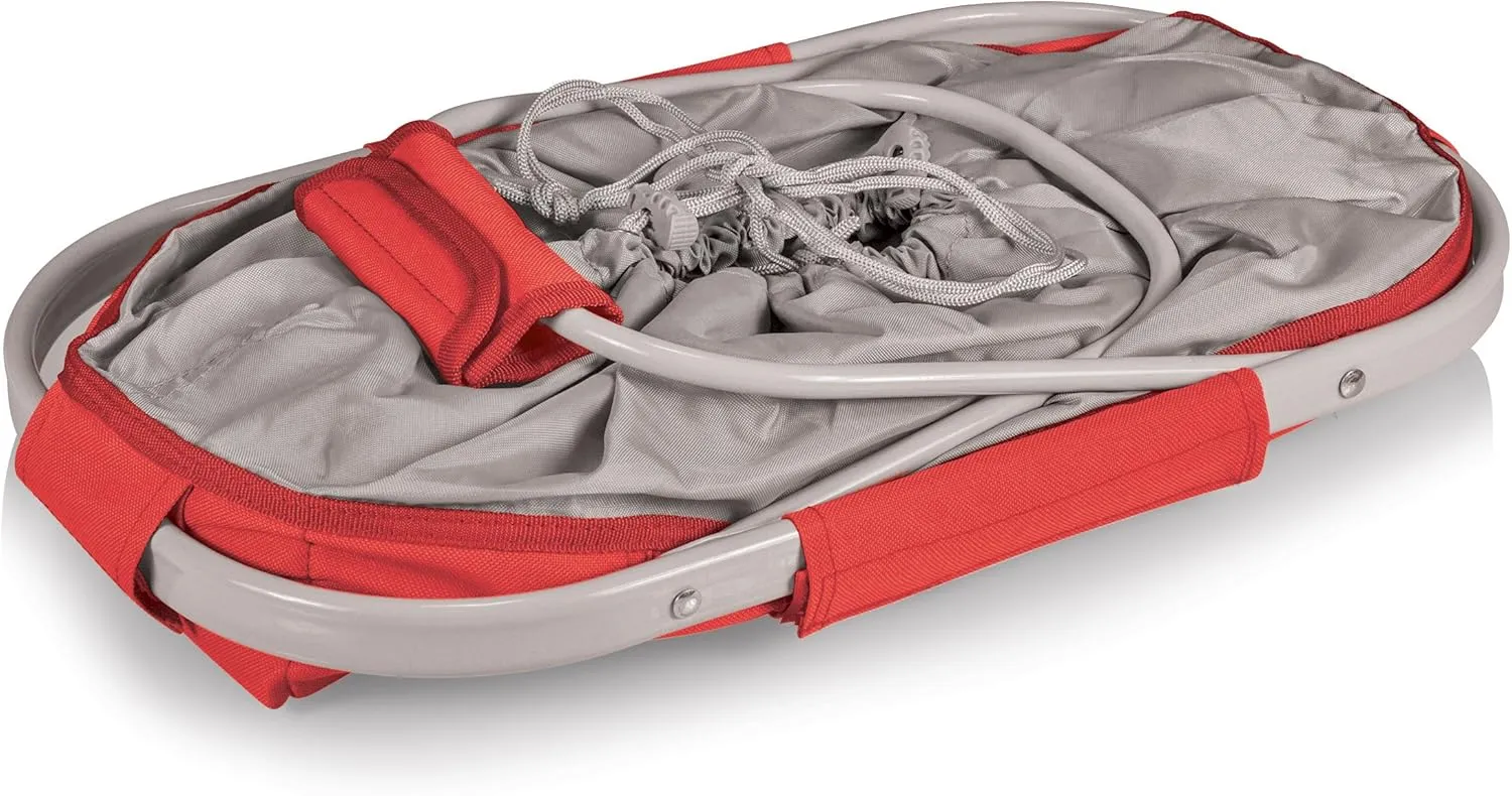ONIVA - a Picnic Time brand Metro Shopping Basket - Insulated Picnic Basket - Collapsible Market Basket - Utility Tote Cooler Bag