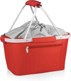 ONIVA - a Picnic Time brand Metro Shopping Basket - Insulated Picnic Basket - Collapsible Market Basket - Utility Tote Cooler Bag