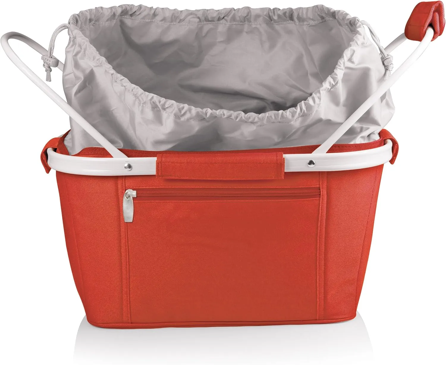 ONIVA - a Picnic Time brand Metro Shopping Basket - Insulated Picnic Basket - Collapsible Market Basket - Utility Tote Cooler Bag