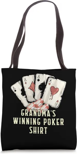 Only the Brave Filled a Flush Casino Poker Gambling Tote Bag