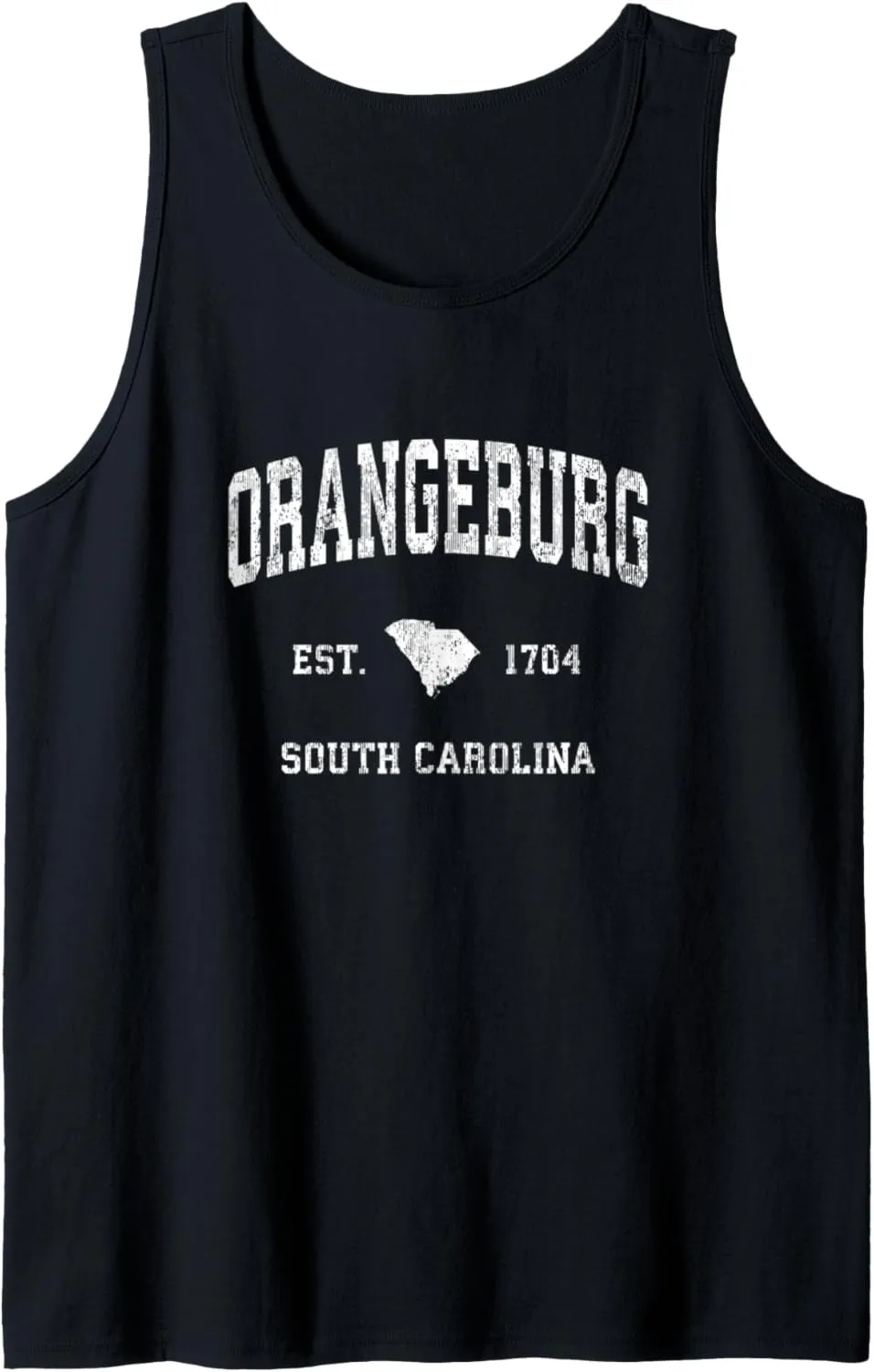 Orangeburg South Carolina SC Vintage Athletic Sports Design Tank Top
