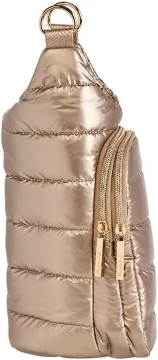 Original HydroBag | Quilted Water Bottle Holder with Strap | Tote Bottle Carrier Crossbody Bag with Pockets