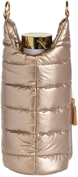 Original HydroBag | Quilted Water Bottle Holder with Strap | Tote Bottle Carrier Crossbody Bag with Pockets