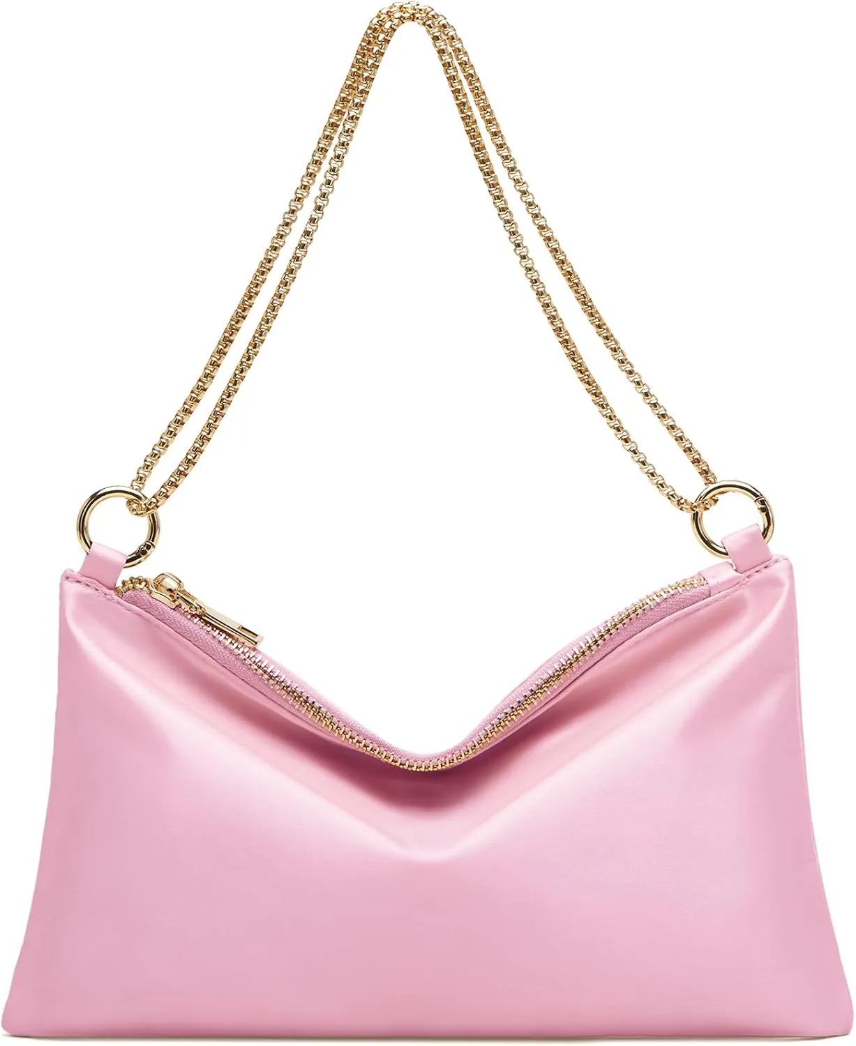 oscaurt Women's Evening Handbag Satin Shoulder Bag Purse for Prom Engagement Cocktail Party Wedding
