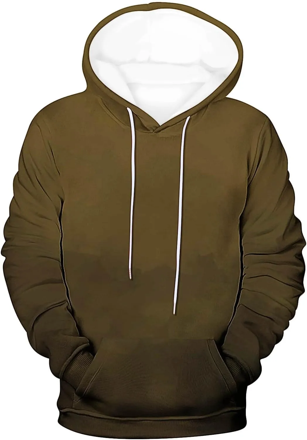 Oversized Hoodies 2024 Fall Vintage Lightweight Mens Hooded Sweatshirts Pullover with Kanga Pockets Streetwear