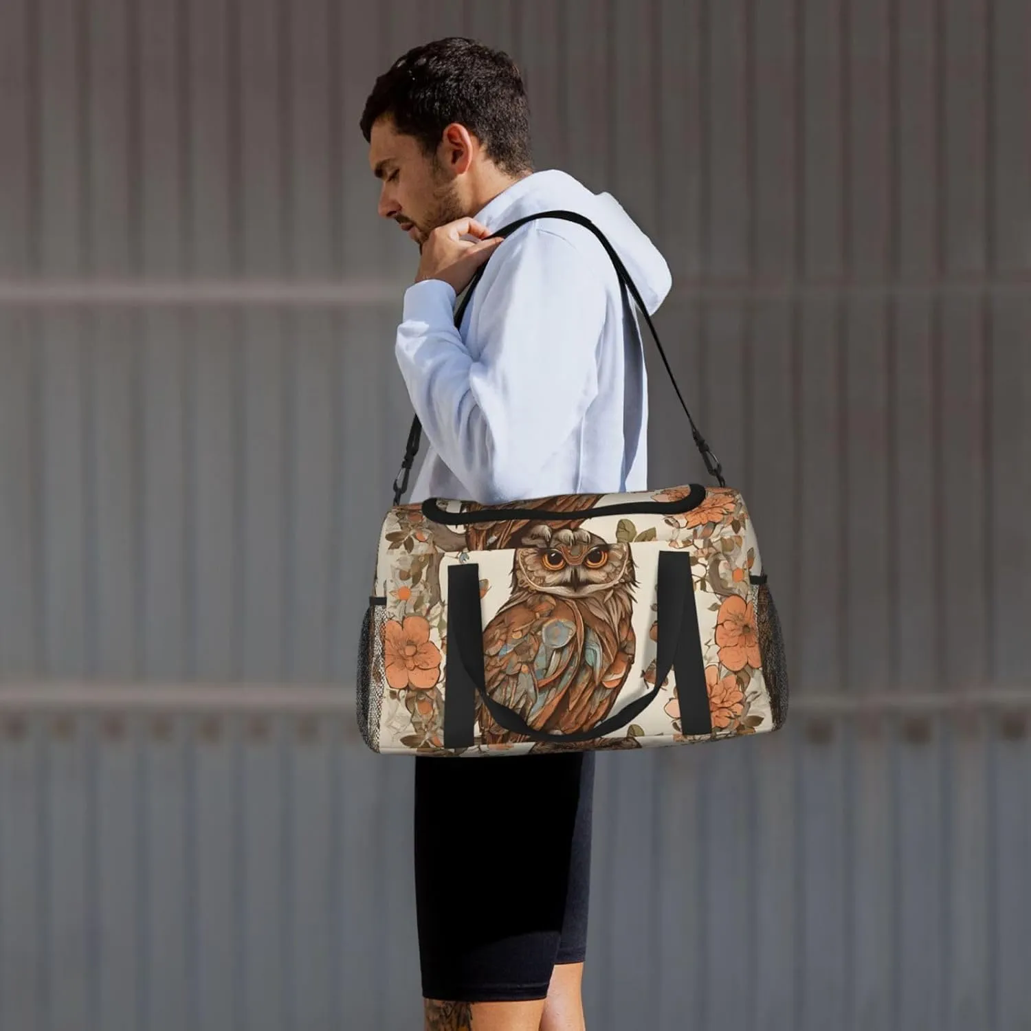 Owl Beliefs Durable Portable Crossbody Travel Bag, A Good Companion For Long-Distance Travel