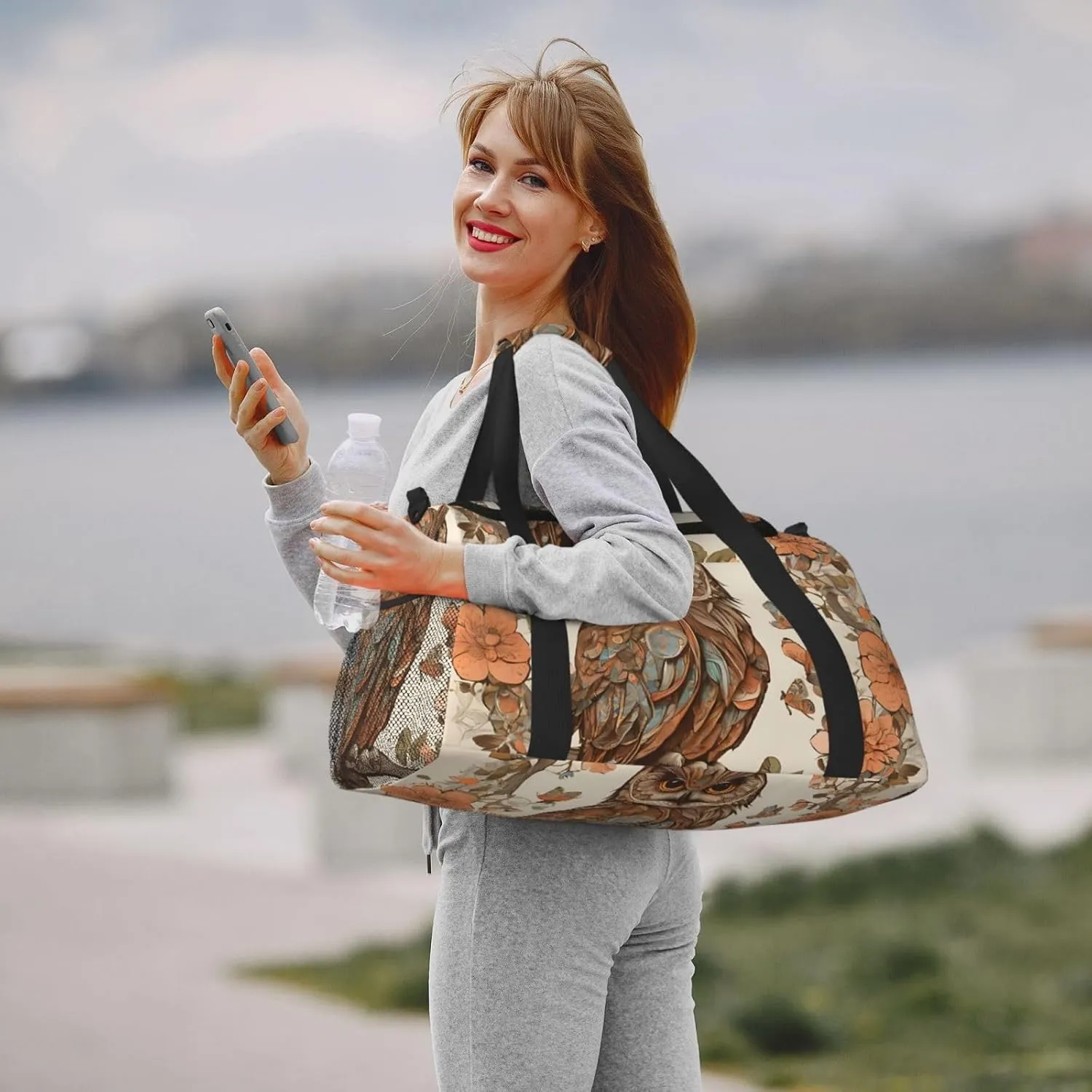 Owl Beliefs Durable Portable Crossbody Travel Bag, A Good Companion For Long-Distance Travel