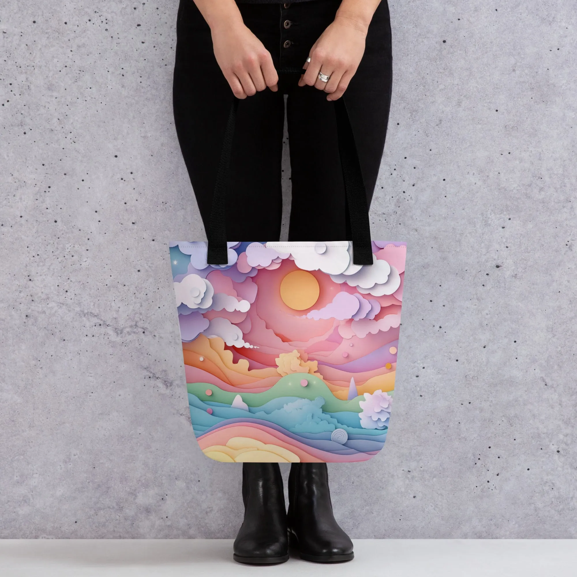 Paper Sunrise - Tote Bag