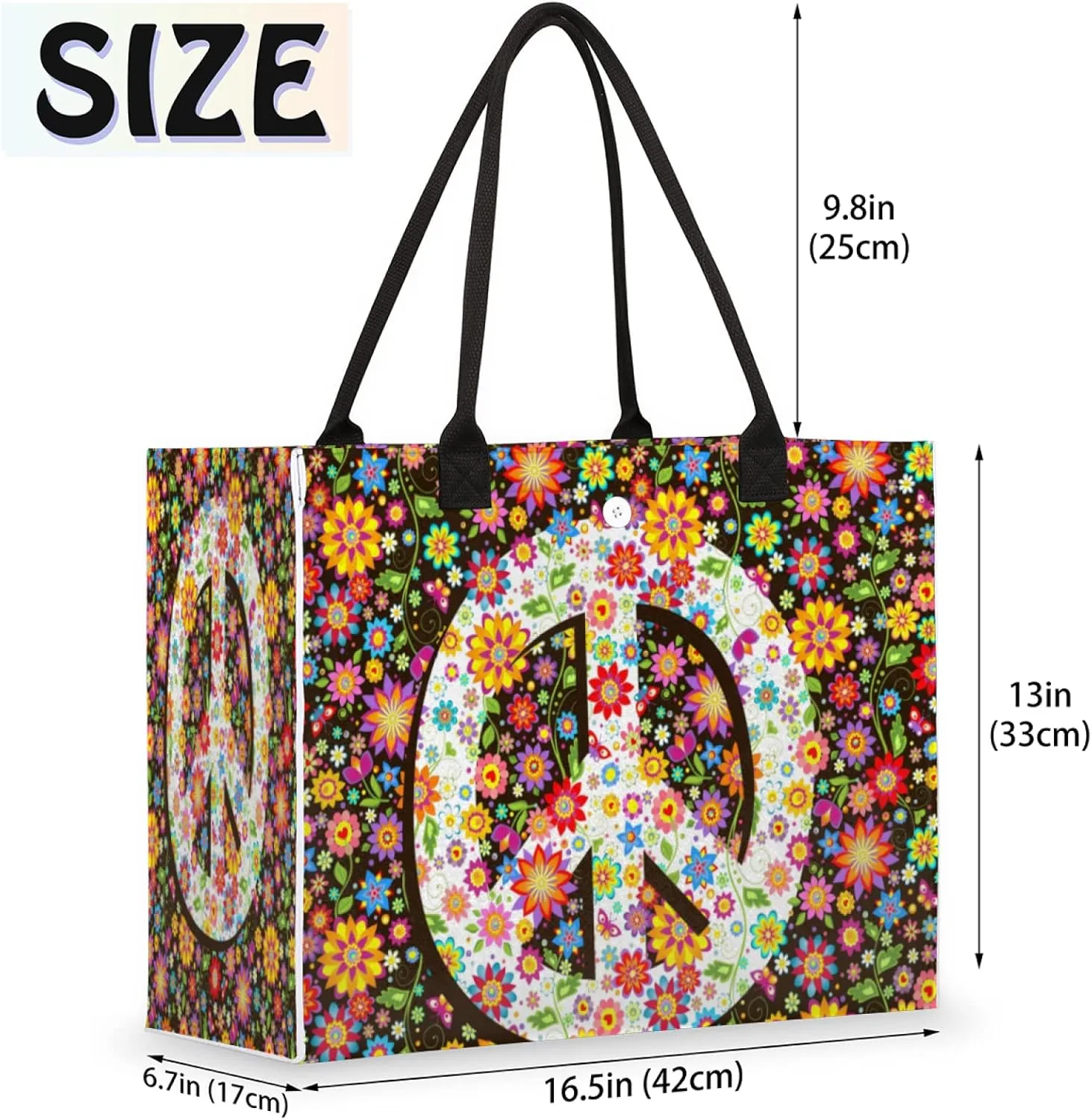 Pardick Women's Tote Bag - Reusable Travel, Work, Shopping, Pool & Beach Bag