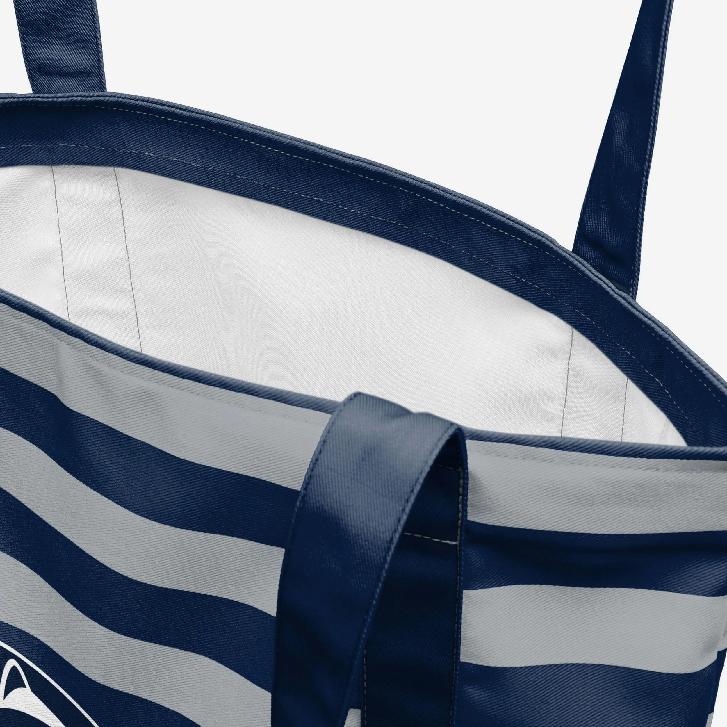 Penn State Nittany Lions Team Stripe Canvas Tote Bag