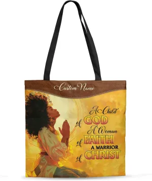 Personalized Canvas Totebag For Black African Women, Mother's Day Birthday Christmas Gifts For Black Women