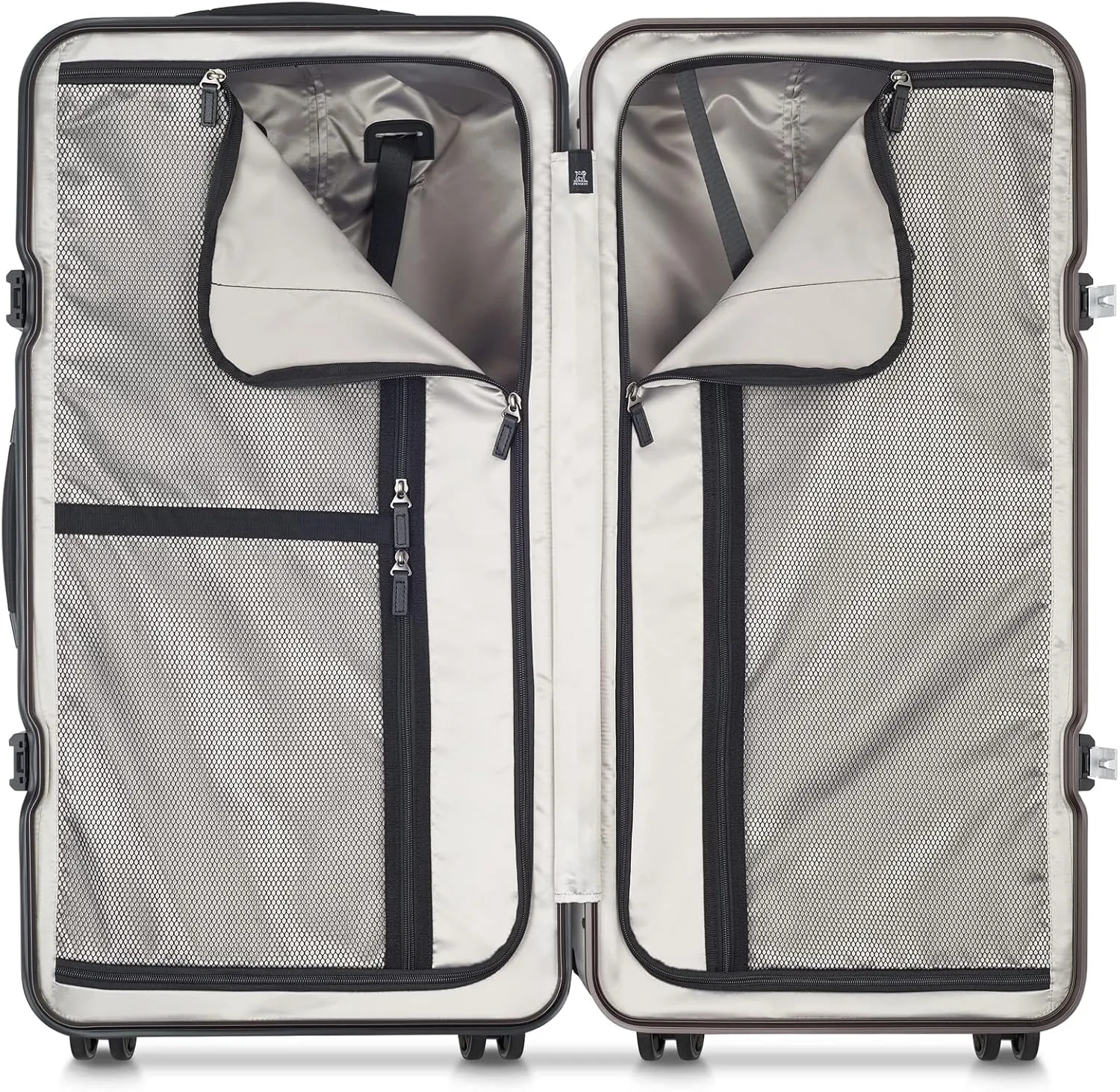 PEUGEOT Voyages Hardside Luggage with Spinner Wheels, Glossy White, 26 Inch Trunk