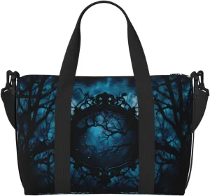 Phayah Mysterious Forest Travel Duffel Bag,Sports Tote Gym Bag,Shoulder Weekender Overnight Bag For Women