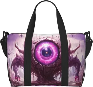 Phayah Mysterious Giant Eye Travel Duffel Bag,Sports Tote Gym Bag,Shoulder Weekender Overnight Bag For Women