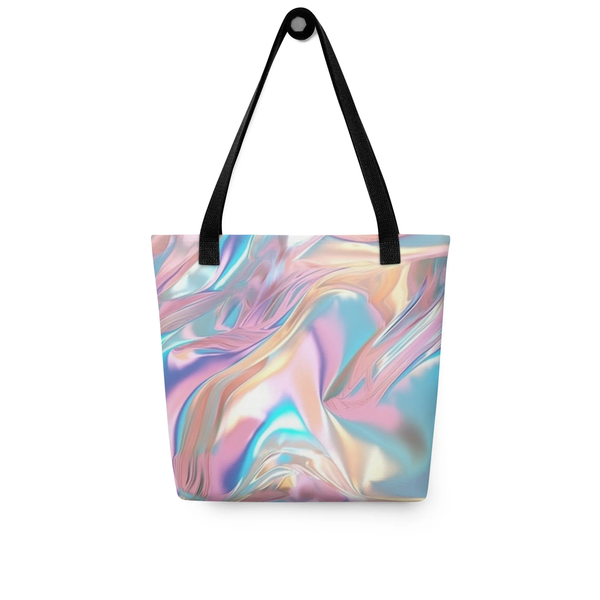 Pink Gold Swirl All Over Print Tote Bag
