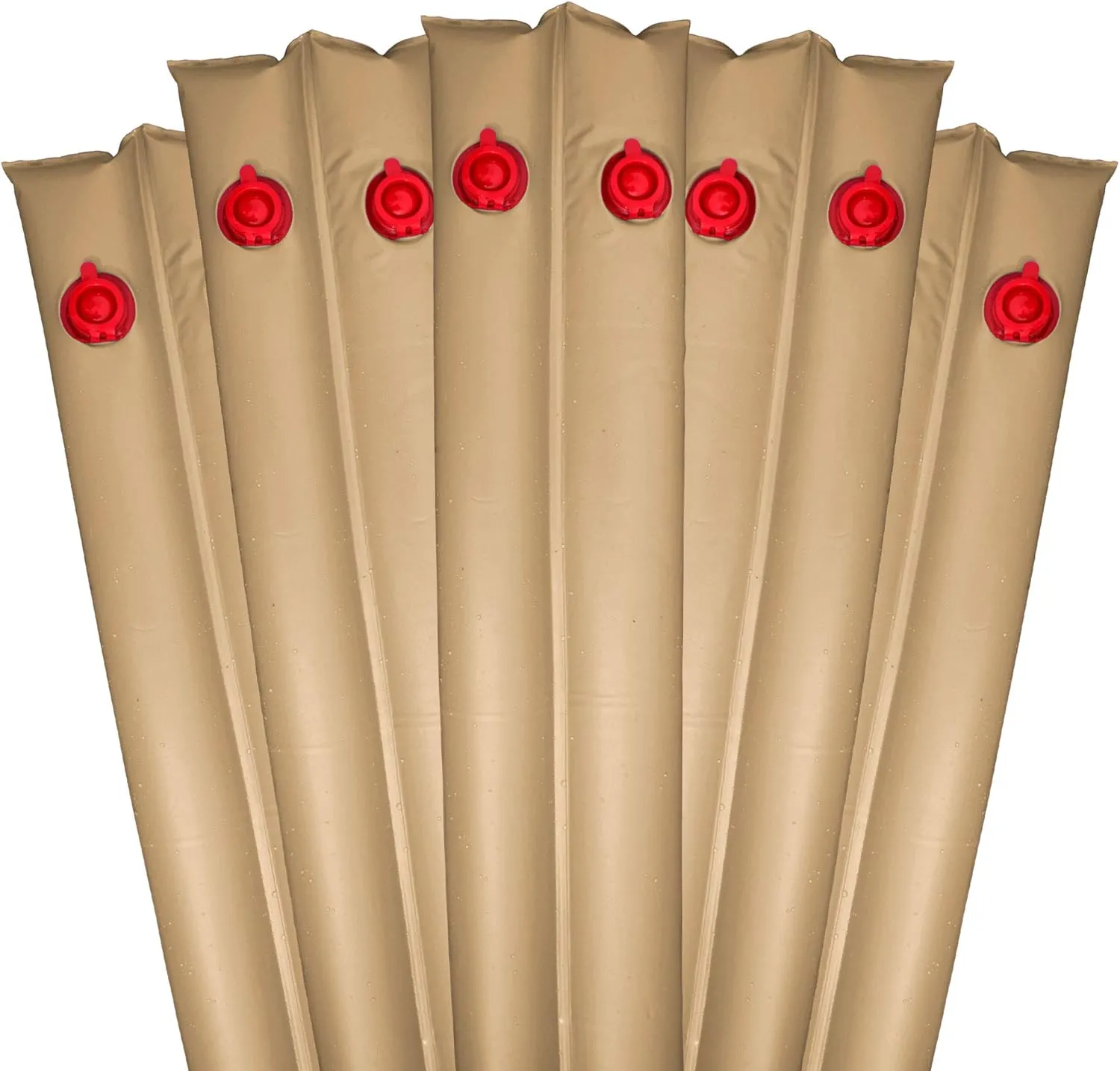 Pool Mate 1-3809-20-TAN-05BX Pool Cover Water Bags, 5-Pack, 8 ft. Tan Double Chamber, 20 Gauge