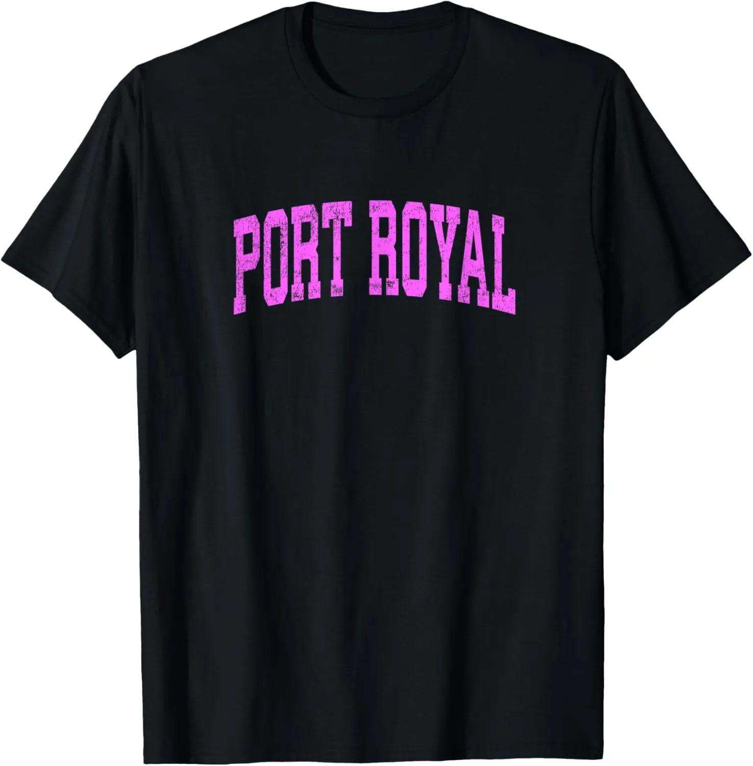 Port Royal South Carolina SC Vintage Athletic Sports Pink De T-Shirt