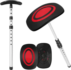 Portable Golf Travel Bag Support Pole, Umbrella Anti-Impact Support CoverProtector and Aluminum Alloy Rod, Golf Club Travel Bag Support System