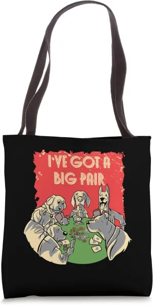 Pot and Probability Poker Card Game Poker Player Card Player Tote Bag