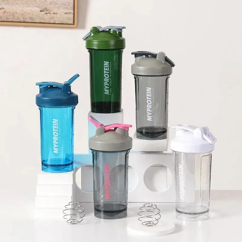 Premium 600ML Shaker Bottle – BPA-Free Sports Water Bottle with Protein Mixer – Portable Travel Cup with Stainless Steel Shake Ball – Ideal for Gym, Bike, and Summer Hydration