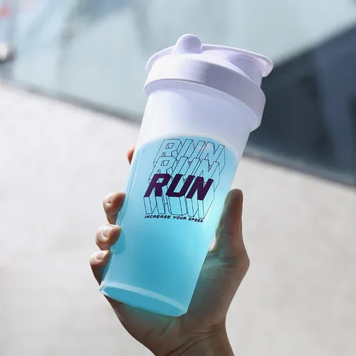 Premium 600ML Shaker Bottle – BPA-Free Sports Water Bottle with Protein Mixer – Portable Travel Cup with Stainless Steel Shake Ball – Ideal for Gym, Bike, and Summer Hydration