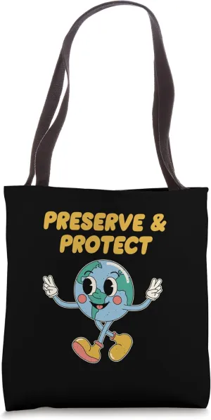 Preserve and Protect Sustainable Forest Zero Waste Jungle Tote Bag