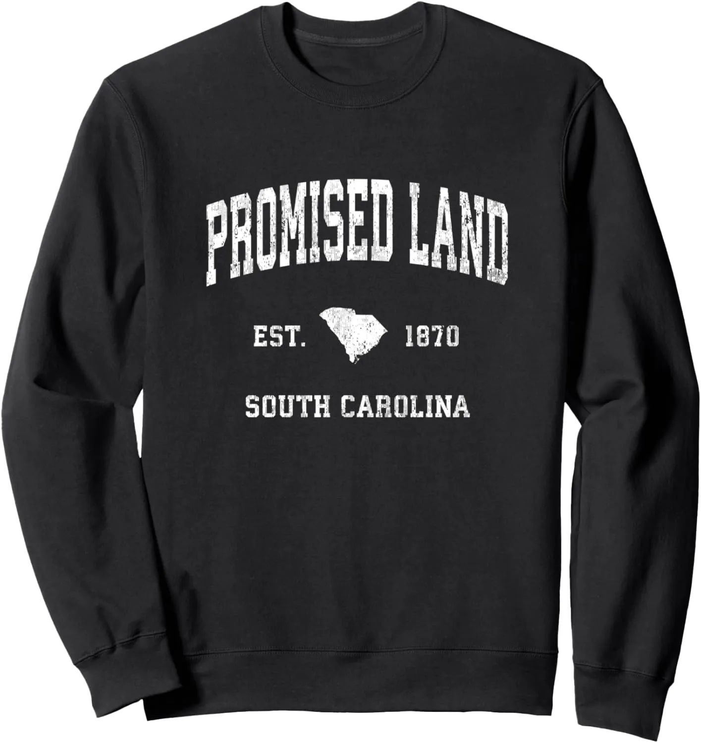 Promised Land South Carolina SC Vintage Athletic Sports Desi Sweatshirt