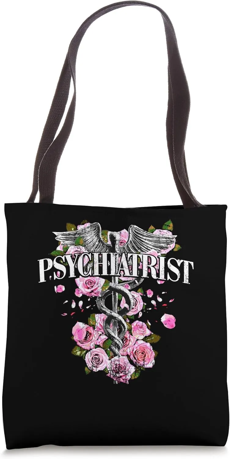 Psychiatrist Psychiatry Medical Staff Psychotherapist Tote Bag