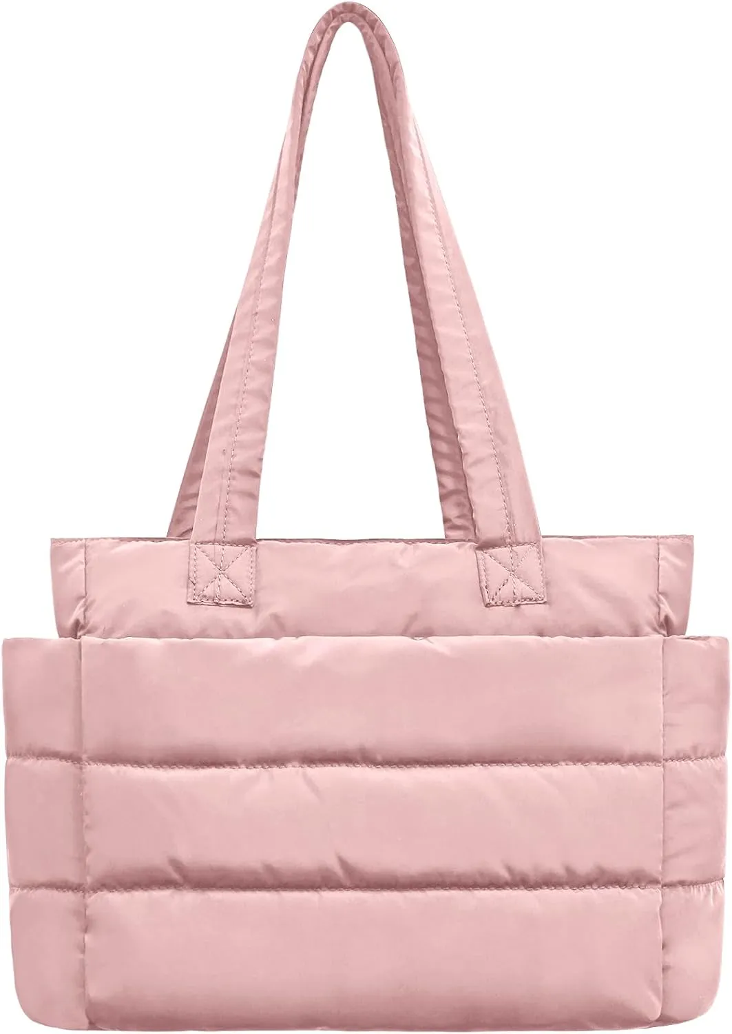 Puffer Tote Bag for Women Quilted Tote Bag Shoulder/handbag,Nylon Puffy Bag Lightweight Waterproof Suitable for Work