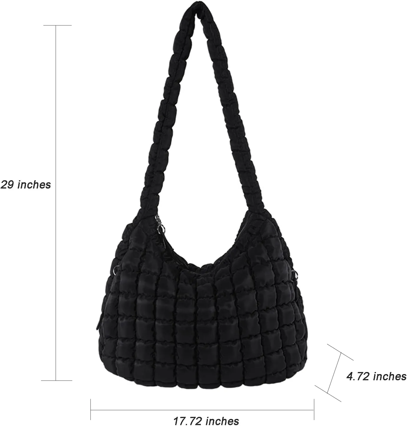 Puffy Tote Bag for Women Large Crossbody Quilted Puffer Carryall Bag Hobo Oversized Handbags