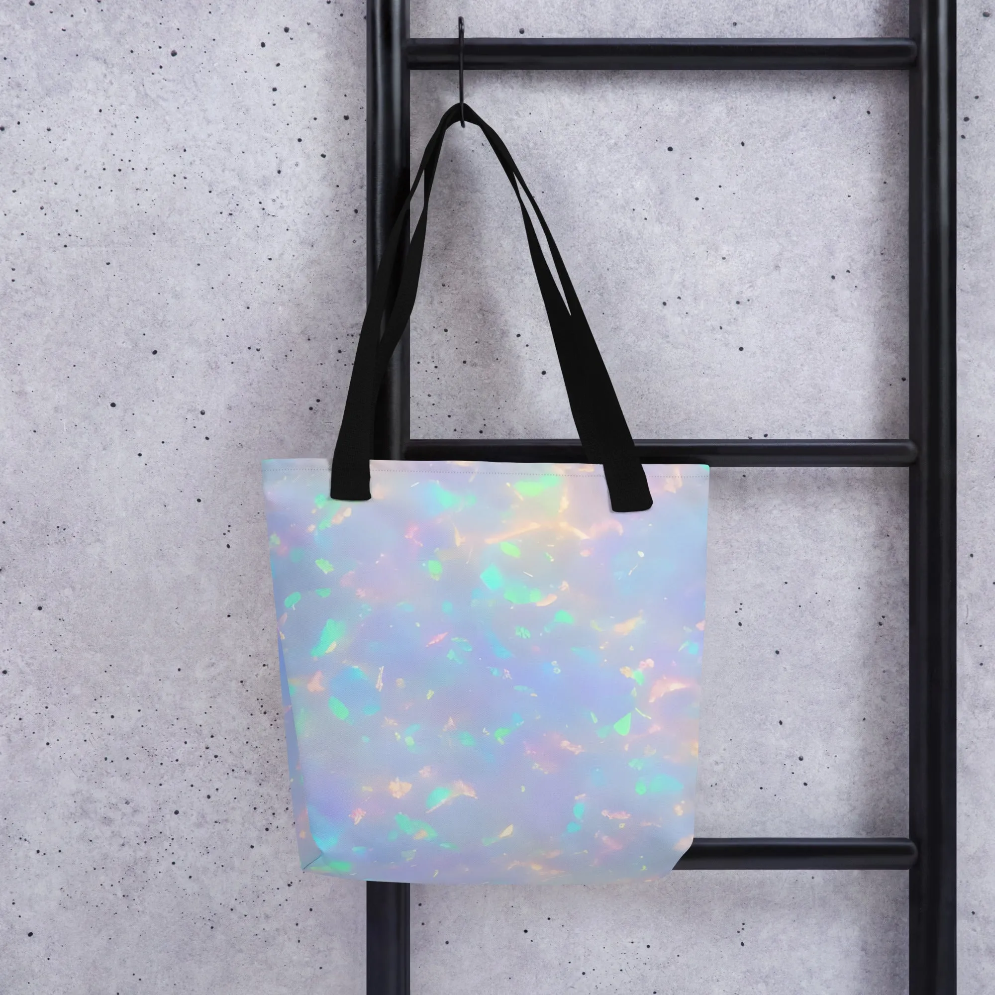 Purple Opal All Over Print Tote Bag