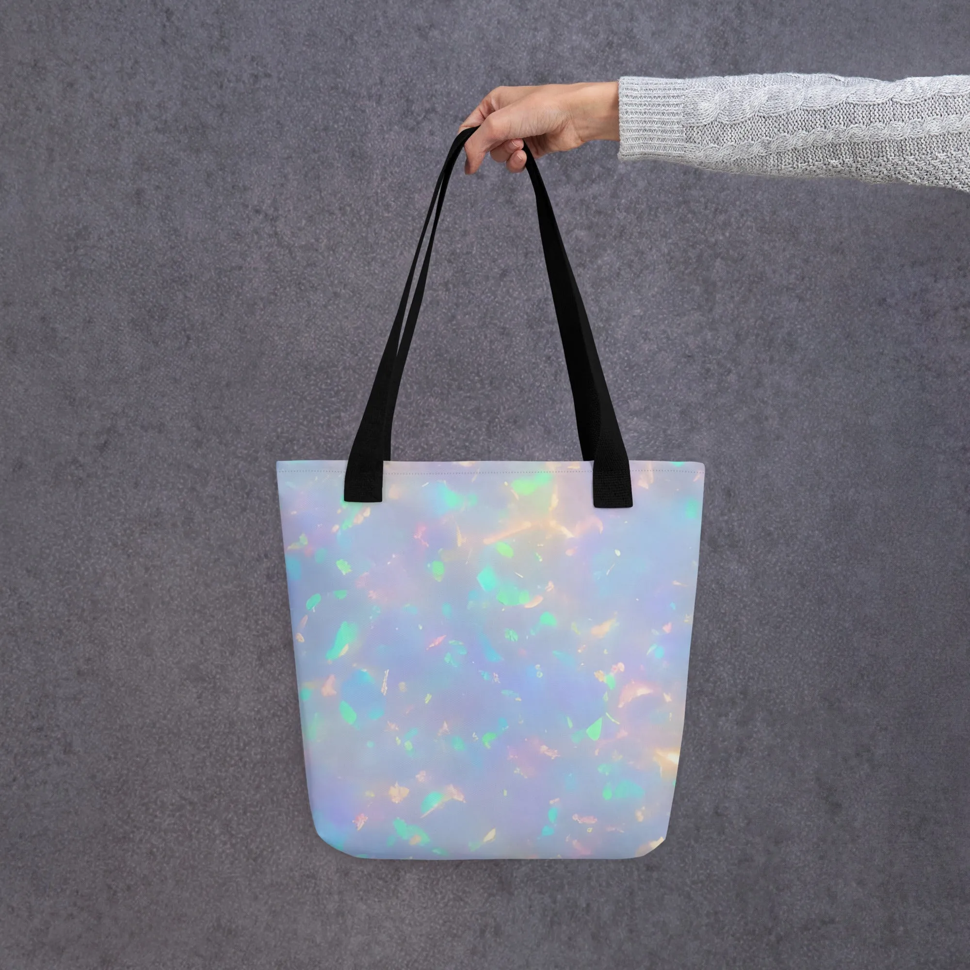 Purple Opal All Over Print Tote Bag