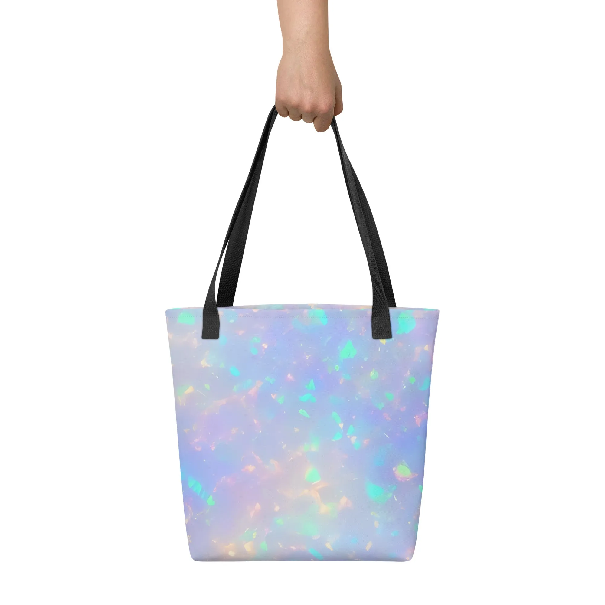 Purple Opal All Over Print Tote Bag