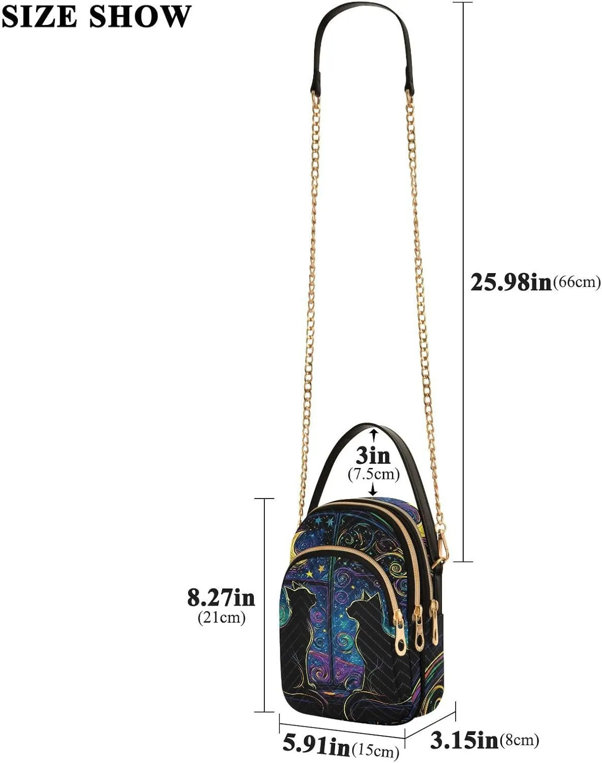Quilted Crossbody Bags for Women Trendy, Women's Crossbody Handbags Butterfly Travel Cell Phone Purses Bags